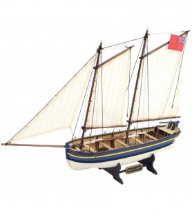Captain's Longboat HMS Endeavour. 1:50 Wooden Model Ship Kit 10