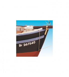 Fishing Boat Bon Retour. 1:25 Wooden Model Ship Kit 3