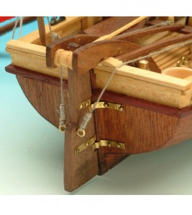 Captain's Boat Santisima Trinidad. 1:50 Wooden Model Ship Kit 4