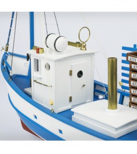 Trawler Mare Nostrum. 1:35 Wooden Model Fishing Ship Kit 2