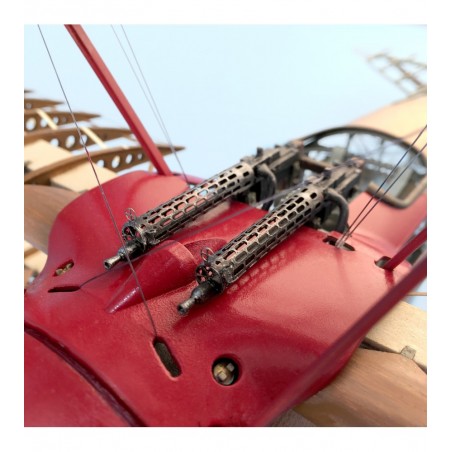 Maquette en Bois et Métal: Avion Fokker Dr.I, Triplan du Baron Rouge 1/16 7