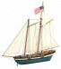 Schooner Virginia American Schooner 1:41. Modello di nave in legno 1