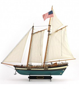 American Schooner Virginia. 1:41 Wooden Model Ship Kit 2