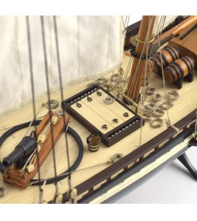 American Schooner Virginia. 1:41 Wooden Model Ship Kit 5