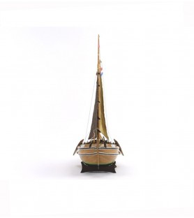 Wooden Fishing Boat Model Dutch Botter at 1:35. Fishing Boat