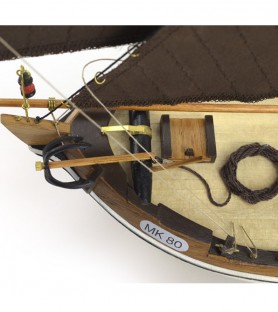 Fishing Boat Botter. 1:35 Wooden Model Ship Kit 6
