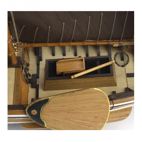 Bateau de Pêche Botter 1:35. Maquette Navire en Bois 10