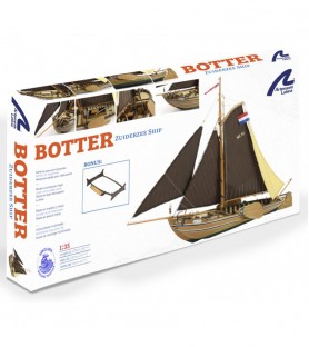 Fishing Boat Botter. 1:35 Wooden Model Ship Kit 19