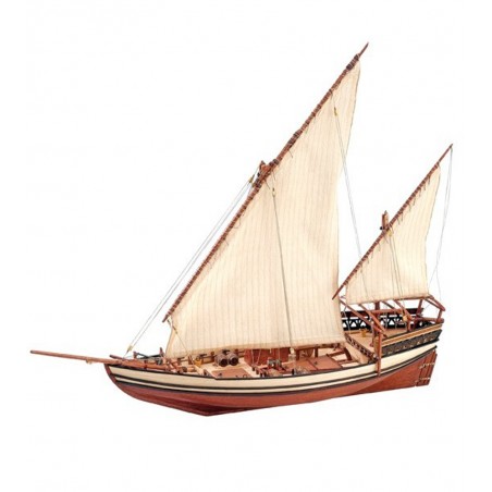 Arab Dhow Sultan. 1:60 Wooden Model Ship Kit 1