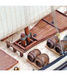 Arab Dhow Sultan. 1:60 Wooden Model Ship Kit 4