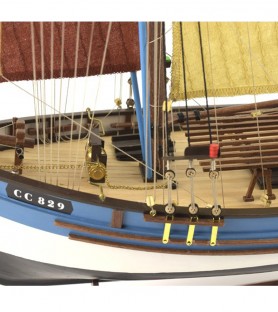 Tuna Boat Marie Jeanne. 1:50 Wooden Model Fishing Boat Kit 4