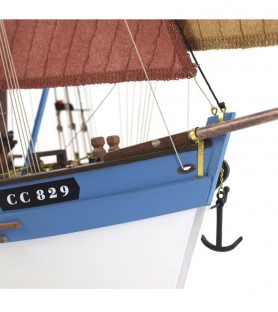 Maquette bateau en bois : Thonier