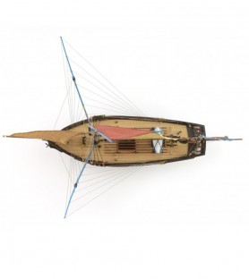 Maquette bateau en bois : Thonier