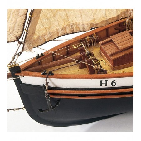 Jolie Brise Wooden Model Ship Kit. 1:50 Scale French Cutter