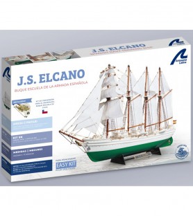 Training Ship Juan Sebastián Elcano & Esmeralda. 1:250 Wooden and Plastic Model Ship Kit 6