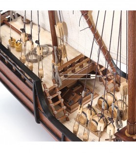 Caravel La Niña. 1:65 Wooden Model Ship Kit 3