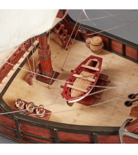 Caravel Santa Maria. 1:65 Wooden Model Ship Kit 7