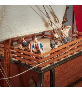 Caravel Santa Maria. 1:65 Wooden Model Ship Kit 9