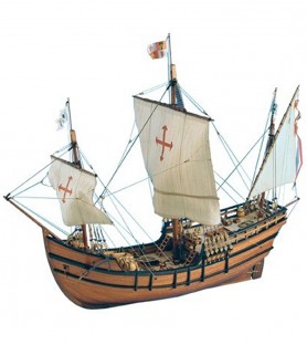 Caravel La Pinta. 1:65 Modelskibssæt i træ