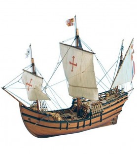 Caravel La Pinta. 1:65 Wooden Model Ship Kit