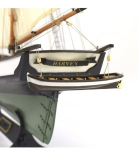 American Schooner Harvey 1:60. Wooden Model Ship Kit 2