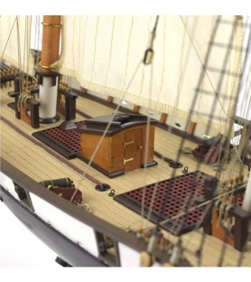 American Schooner Harvey 1:60. Wooden Model Ship Kit 6