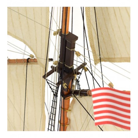 American Schooner Harvey 1:60. Wooden Model Ship Kit 19