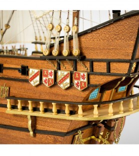 Galleon San Francisco II. 1:90 Wooden Model Ship Kit 7