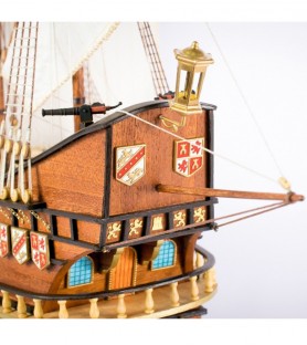 Galleon San Francisco II. 1:90 Wooden Model Ship Kit 8