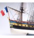 Fragata Hermione La Fayette 1/89. Modelo de navio em madeira