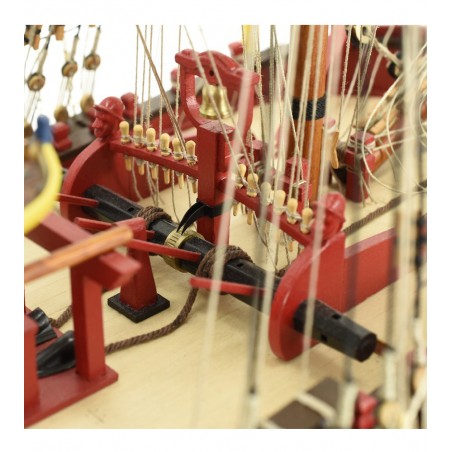 Navío HMS Endeavour 1/65. Maqueta de Barco en Madera