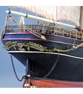 Tea Clipper Cutty Sark. 1:84 Wooden Model Ship Kit 2
