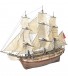 Navio mercante HMS Bounty 1:48. Modelo de navio à escala em madeira 1