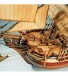 Navire Marchand HMS Bounty 1:48. Maquette Bateau en Bois 4