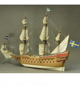 Warship Vasa. 1:65 Wooden Model Ship Kit 4