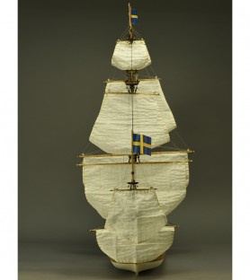 Warship Vasa. 1:65 Wooden Model Ship Kit 10