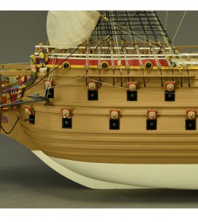 Warship Vasa. 1:65 Wooden Model Ship Kit 14