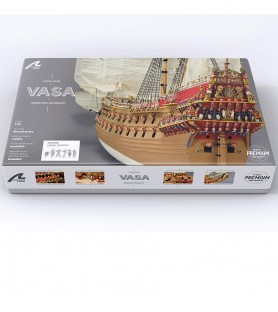 Warship Vasa. 1:65 Wooden Model Ship Kit 16