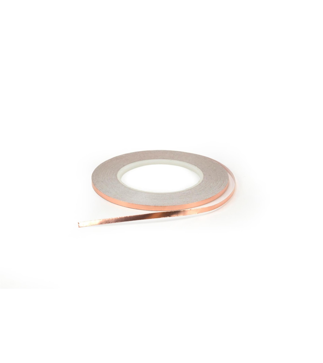 CINTA DE COBRE ADHESIVA DE 1 CARA CONDUCTIVA 20MM 10METROS