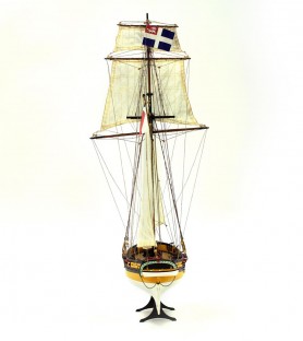 Wooden Model Ship Kit. 1:50 Corsair Cutter Le Renard