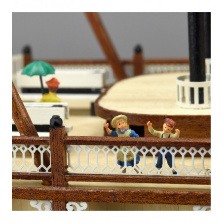 Paddle Steamer King of the Mississippi. 1:80 Wooden Model Ship Kit