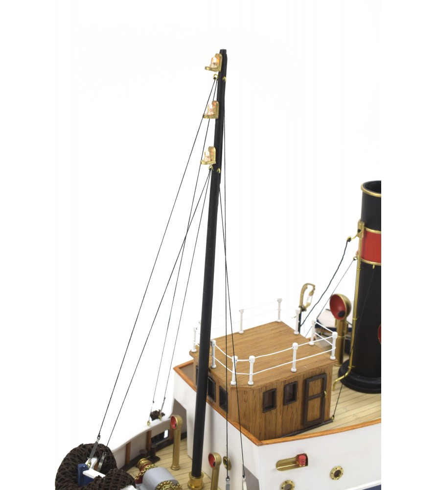 Wooden Model Ship Kit 1940s Tugboat Sanson At 150 Scale