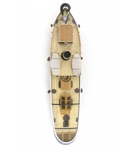 Tugboat Sanson. 1:50 Wooden Model Ship Kit (Fit for R/C) 12