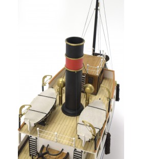 Tugboat Sanson. 1:50 Wooden Model Ship Kit (Fit for R/C) 9