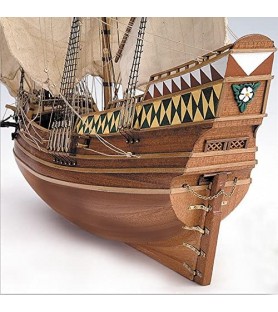 Navire de Charge Mayflower 1:64. Maquette Bateau en Bois 2