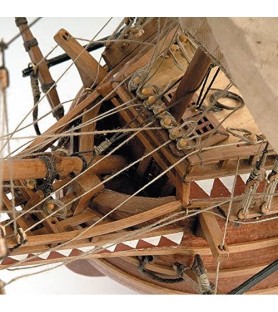 Navire de Charge Mayflower 1:64. Maquette Bateau en Bois 5