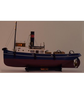 Tugboat Sanson. 1:50 Wooden Model Ship Kit (Fit for R/C) 15