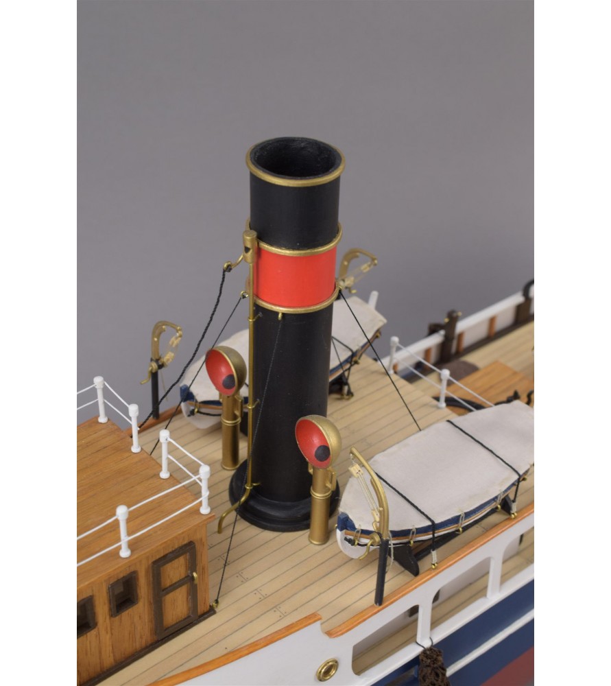 Wooden Model Ship Kit 1940s Tugboat Sanson At 150 Scale