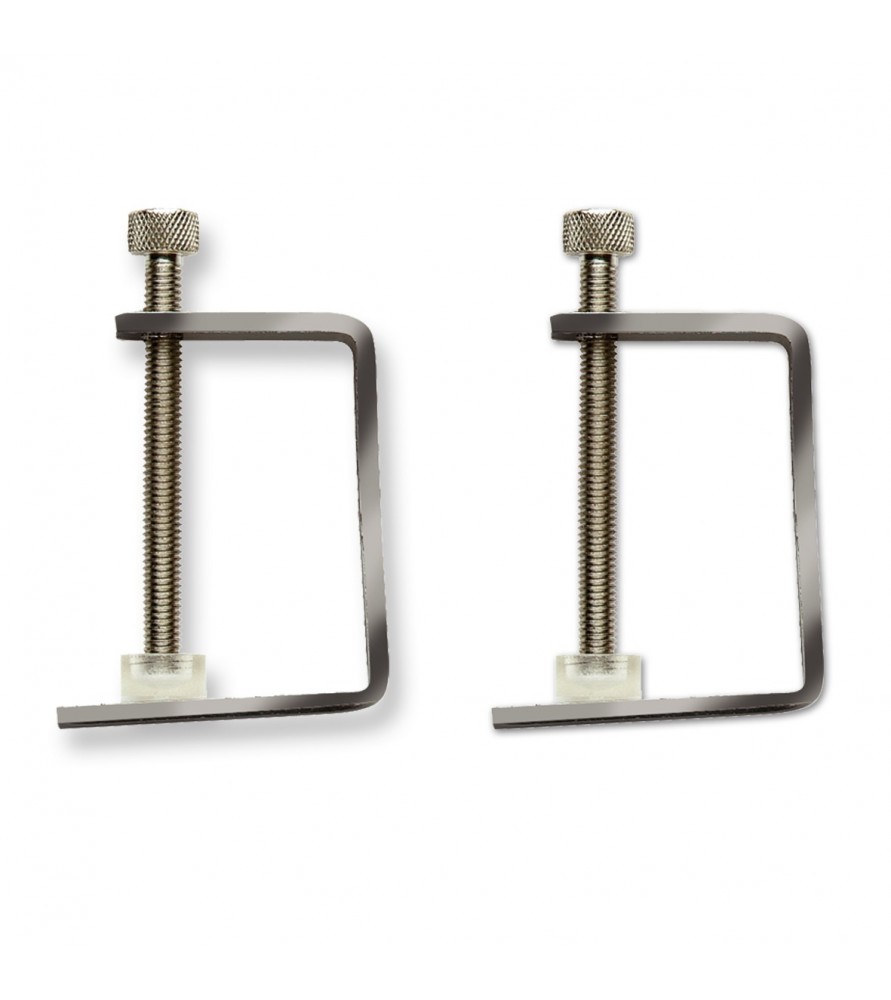 Set of 2 Metal Mini Clamps for Model Building and Crafts