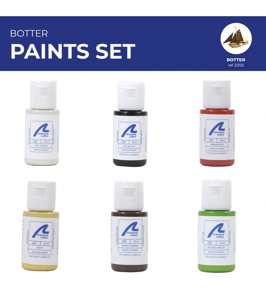 Off White Water-Based Acrylic Paint for Models and DIY (Jar 20 ml)
